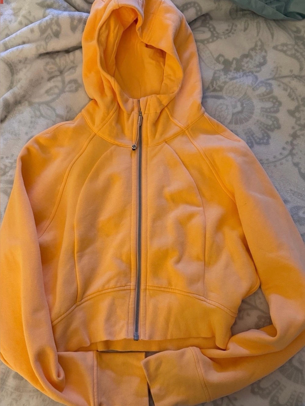 lululemon athletica SCUBA FULL ZIP Orange / Peach Hoodie
